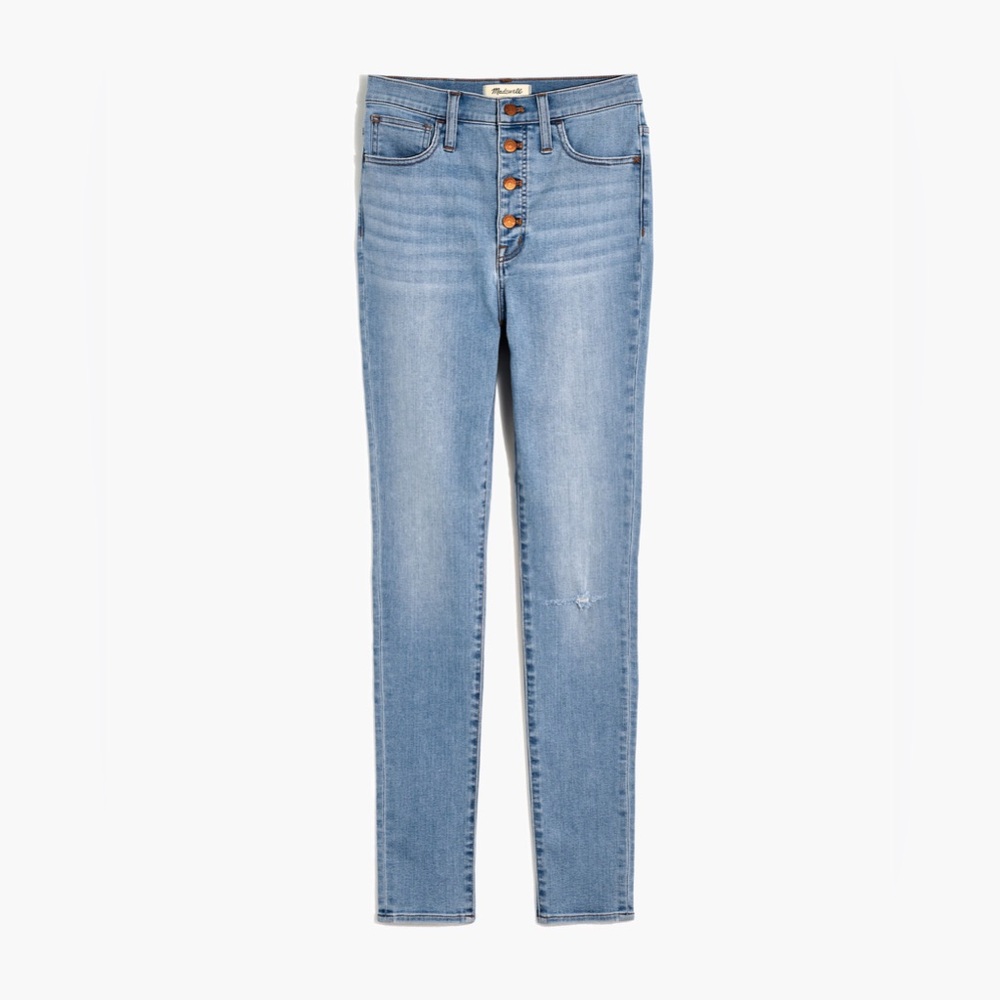 Madewell High-Rise Roadtripper Jeans in Beckwith Wash - size 27